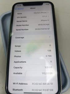 Б/в Мобільний телефон Apple iphone 11 128gb 01-200981710