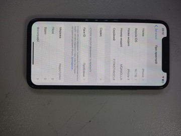 Б/у Мобільний телефон Apple iphone x 256gb 01-201017908
