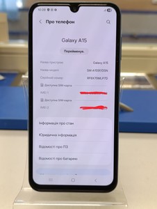 Б/в Мобільний телефон Samsung galaxy a15 sm-a155f 4/128gb 01-201018186