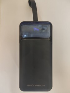 Б/в Повербанк Grunhelm gp-40bqc 40000mah 22.5w 01-201022507