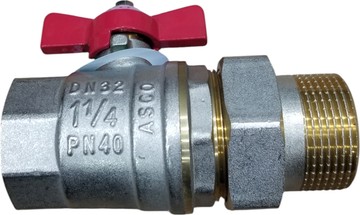 Б/у Кран шаровый Casco 11/4 np-rbs4 01-201018090