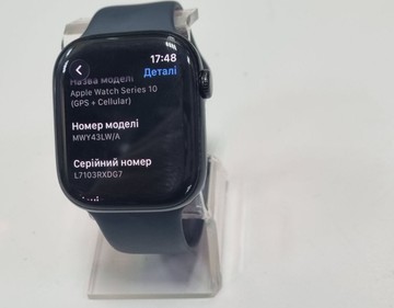 Б/в Смарт-годинник Apple watch series 10 gps + cellular 46mm alu. case 01-201063764