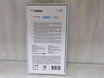 Б/у Повербанк Gelius gp-pb307 20000 mah 100w 01-201107136