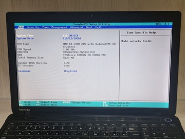 Б/в Ноутбук Toshiba 15/e1 2100 ddr3/5gb ddr2/hdd 500 gb/ssd *відсутній/*інтегрована 01-201164645