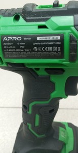 Б/в Шурупокрут Apro 20в, 2а, 20db, 2 акб, зу, кейс 01-201174309