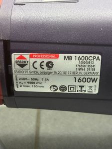 01-200586377: Sparky mb 1600cpa