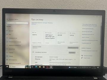 01-200783659: Lenovo 14/ryzen 7 pro 4750u ddr4/8gb ddr4/ssd 256 gb/*інтегрована