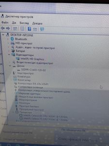 Б/у Ноутбук Dell 15/celeron n3060 ddr3/4gb ddr3/hdd *відсутній/ssd 128 gb/*інтегрована 01-200809437