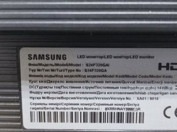 Б/у Монитор Samsung s24f320gai 01-200810972