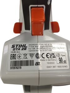 Б/в Пила ланцюгова Stihl gta 26 set 01-200812768