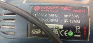 Б/у Дрель ударная Craft-Tec pxid-242 01-200882623