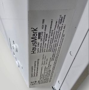 Б/в Обігрівач Heinner hch-l1500wh 01-200870792