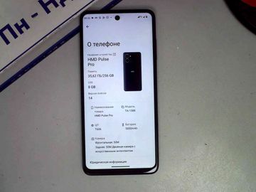 Б/в Мобільний телефон Hmd pulse pro 8/256gb 01-200891944
