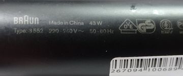 Б/в Плойка Braun 3552 01-200903859