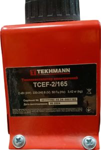 Б/у Обогреватель Tekhmann tcef-2/165 01-200918799