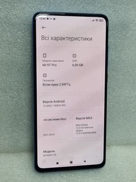 Б/в Мобільний телефон Xiaomi mi 9t pro 6/128gb 01-200927326