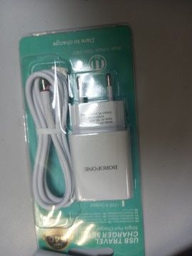 Б/в Мережевий зарядний пристрій Borofone ba20a 16-000275250