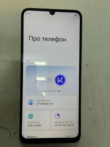 Б/у Мобільний телефон Zte blade a55 4/64gb 01-200941039