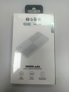 Б/в Повербанк S-Link ip-g12n 10000mah 2.1a dual usb 01-200949272