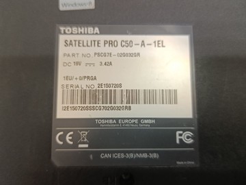 Б/в Ноутбук Toshiba 15/pentium 2020m ddr3/4gb ddr3/hdd 500 gb/*інтегрована 01-200946671