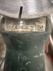 Б/у Угловая шлифмашина Metabo wev 11-125 quick 01-200968238