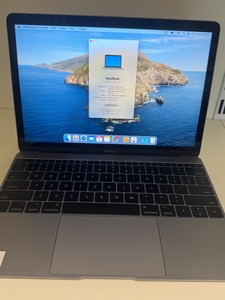 Б/в Ноутбук Apple macbook a1534 12" core m3 1,2ghz/ram 8gb/ssd 256gb/intel hd graphics 615 01-201007468