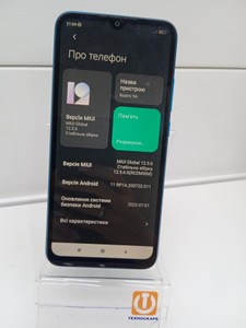 Б/в Мобільний телефон Xiaomi redmi 9a 2/32gb 01-201006077