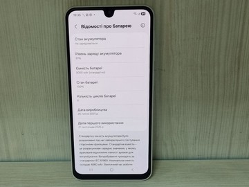 Б/в Мобільний телефон Samsung galaxy a26 5g 6/128gb 01-201031084