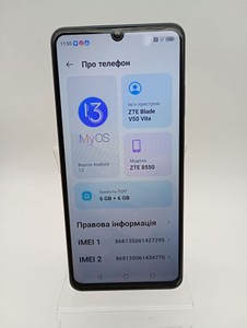 Б/у Мобільний телефон Zte blade v50 vita 6/128gb 01-201063648