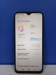 Б/в Мобільний телефон Xiaomi redmi 9 4/64gb 01-201137531