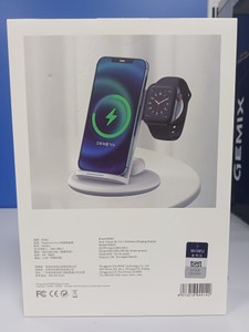 Б/в Бездротовий зарядний пристрій Wiwu power air 3 in 1 wireless charger 01-201154485