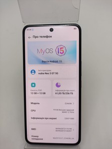 Б/в Мобільний телефон Zte nubia neo 3 gt 5g 12/256gb 01-201155644