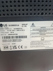 Б/в Телевізор Lg oled65c5 01-201181273