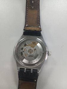 01-200612777: Swatch swiss irony automatic skeleton