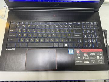 Б/в Ноутбук Msi 15/core i7 6820hq ddr3/16gb ddr3/hdd *відсутній/ssd 512 gb/geforce gtx1060 6gb 01-200819752