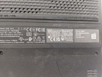 Б/в Ноутбук Asus 15/ryzen 7 4800h ddr4/16gb ddr4/hdd *відсутній/ssd 512 gb/geforce rtx3050ti 4gb 01-200785552