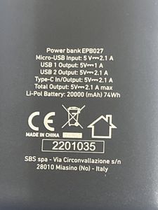 Б/у Повербанк Reinston epb027 20000mah 01-200850744