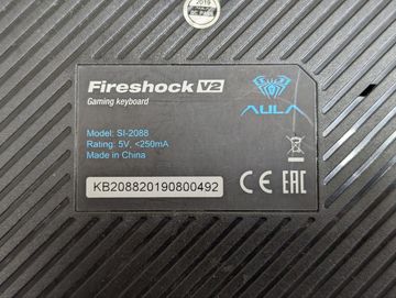 Б/в Клавіатура Aula fireshock v2 sl-2088 01-200894457