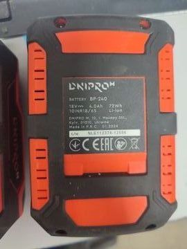 Б/у Газонокосилка Дніпро-М dtc-200bc dual 2акб bp-240 18v 4.0ah 01-200895767