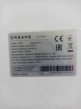 Б/в Фритюрниця Dreame tasti af30 01-200946388