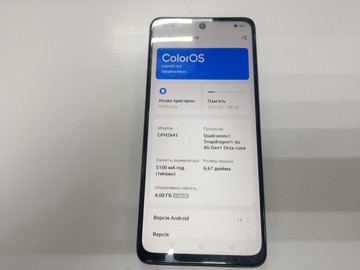 Б/у Мобільний телефон Oppo a3x 4g 4/128gb 01-200958210