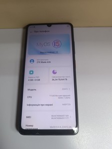 Б/в Мобільний телефон Zte blade a36 4/64gb 01-201030108