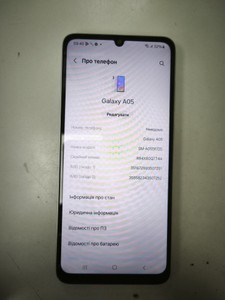 Б/у Мобільний телефон Samsung galaxy a05 4/64gb 01-201032292