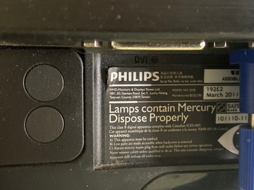 Б/в Монітор Philips 192e2sb2 01-200996188