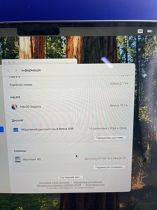 Б/у Ноутбук Apple macbook pro 14" 2021 a2442/ m1 pro/ ram16gb/ ssd512gb/gpu 16 core 01-201094659