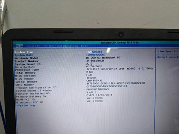 Б/в Ноутбук Hp 15/celeron n2840 ddr3/2gb ddr3/hdd 320 gb/ssd *відсутній/*інтегрована 01-201108733