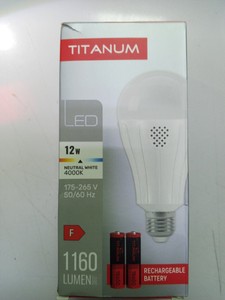 Б/в Лампа акумуляторна Titanum tl-ema80-12274 01-201123739