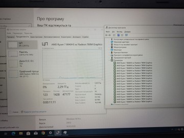 Б/в Ноутбук Acer 15/ryzen 7 8840hs ddr5/16gb ddr5/ssd 512 gb/*інтегрована 01-201168952