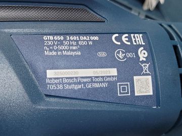01-200510552: Bosch gtb 650