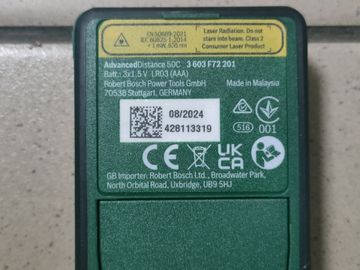 01-200607279: Bosch advanceddistance 50c